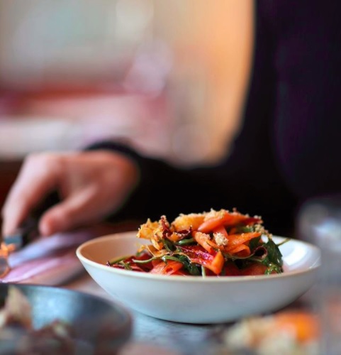 Pickled Carrots%2C hazelnuts%2C radicchio & yoghurt